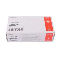 RĘKAWICE LATEX PUDR.L 100SZT