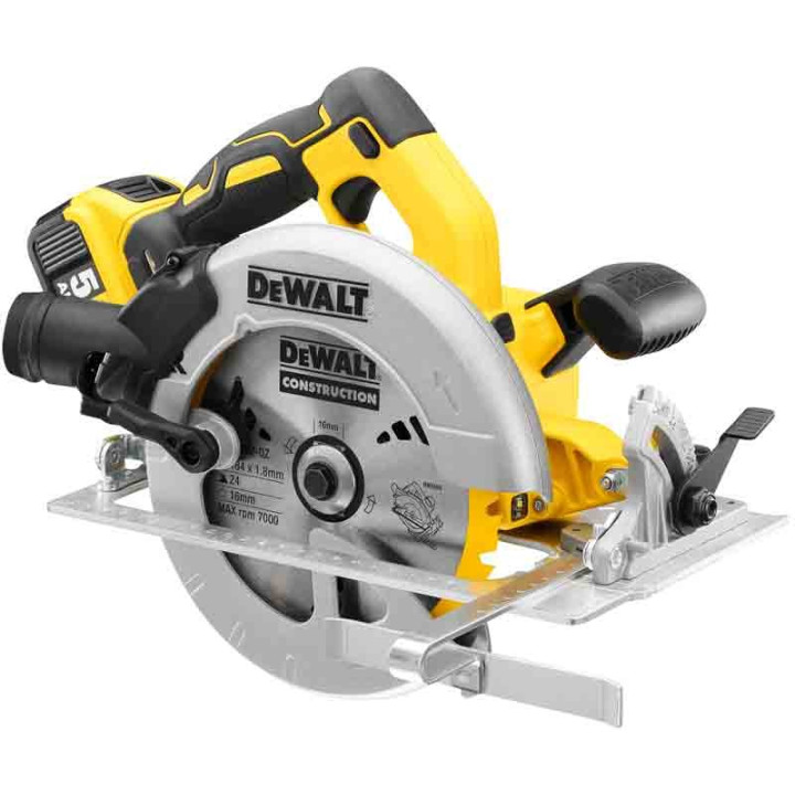 Pilarka tarczowa 18 V, 184 mm, DeWALT - DCS570P2-QW