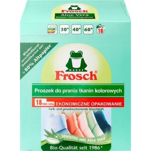 PROSZEK DO PRANIA FROSCH 1.35KG KOLOR Proszek FROSCH® kolor -...