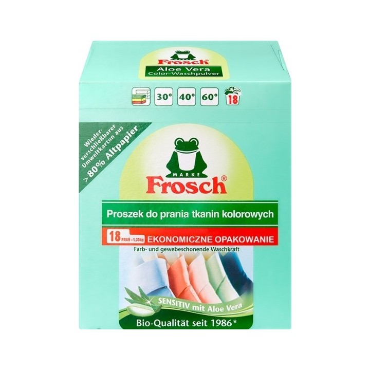 PROSZEK DO PRANIA FROSCH 1.35KG KOLOR
