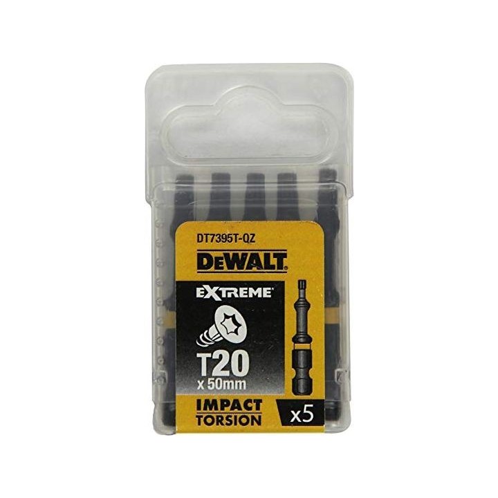 Bity 1/4", Torx T20 x 50 mm, DeWALT - DT7395T-QZ