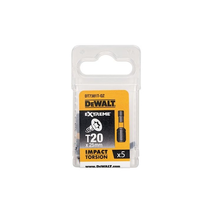 Bity 1/4" TORX T20 DT7381T-QZ DeWALT