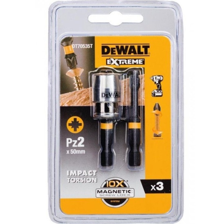 Bity 1/4" Pz2 DT70535T-QZ DEWALT