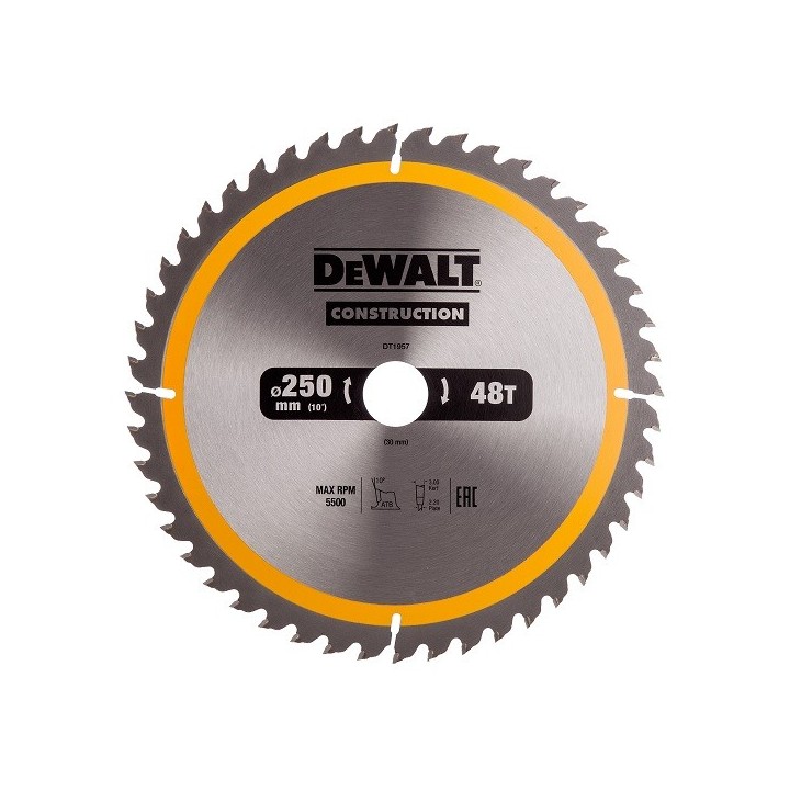 Tarcza 250 / 30 DT1957-QZ DeWALT