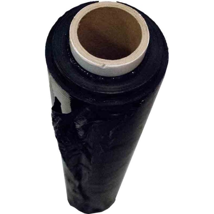 Folia strech czarna 3 kg.