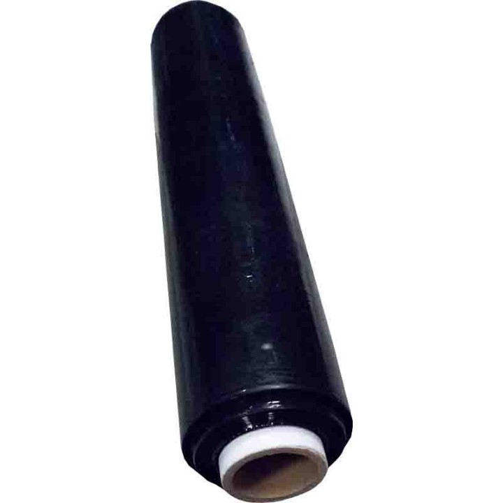 Folia strech czarna 3 kg.
