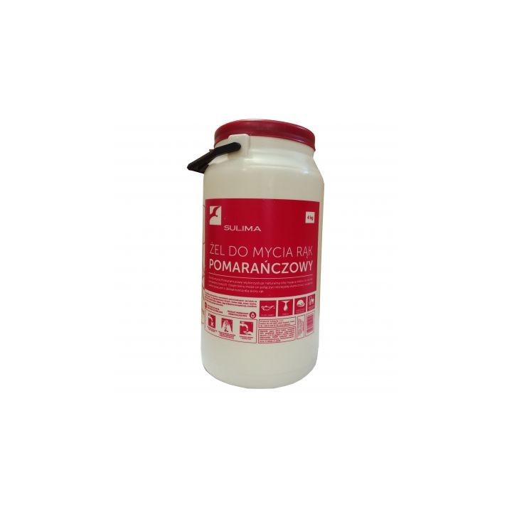 Żel pomarańczowy do mycia rąk, 4 kg - Sulima