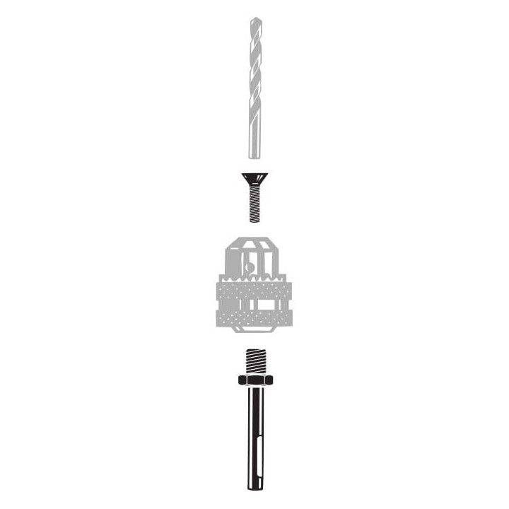 Adapter 1/2", SDS Plus DEDRA - YKS009