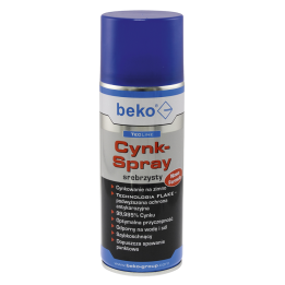 Cynk 400 ml, srebrzysty spray BEKO - 2951400