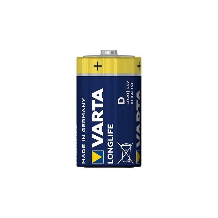 Bateria 1,5 V LONGLIFE D VARTA - 4120