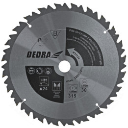 Piła 24T, 315x30 mm, Dedra - HL31524