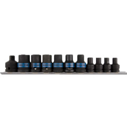 Nasadki 3/8" + 1/2", E5 - E20 KING TONY - 7411PP