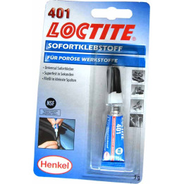 Klej błyskawiczny 3 g, Loctite 401 - 195904
