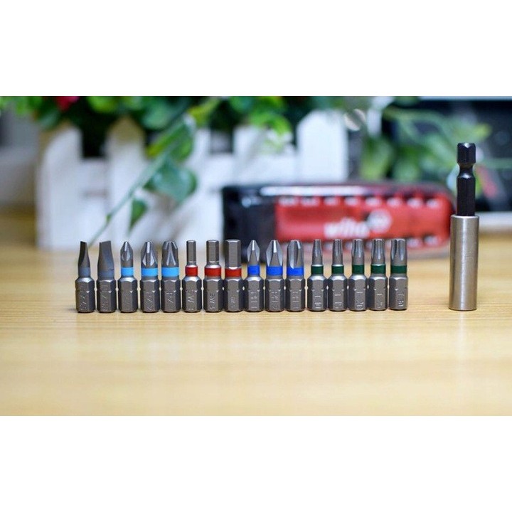 Wkrętak 1/4" z bitami CroCo, Wiha - 35565