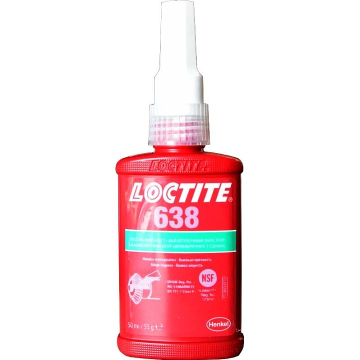 Klej do mocowania 50 ml, Loctite 638 - 1803357