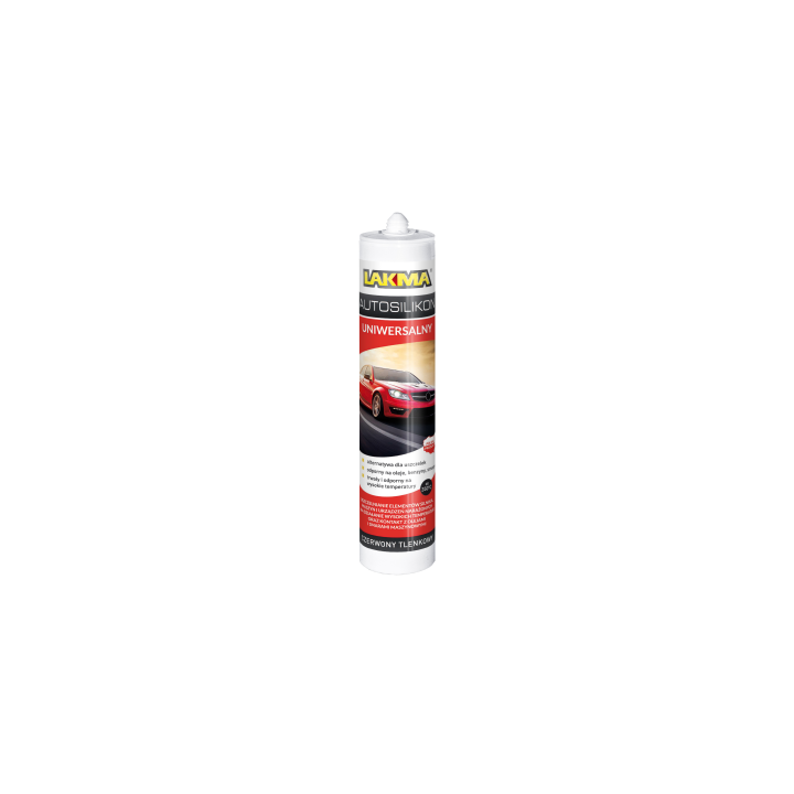 Autosilikon czerwony 300 ml - LAKMA