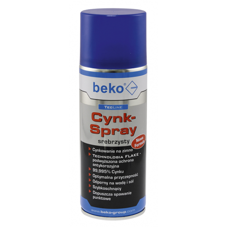 Cynk 400 ml, mat spray BEKO - 2952400 Cynk 400 ml, mat spray BEKO - 2952400