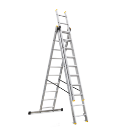 Drabina 3 x 11 szczebli / 150 kg - DRABEST