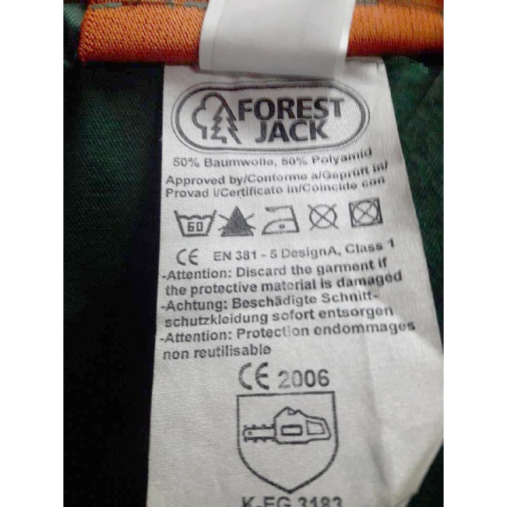 Spodnie Forest Jack antyprzecięciowe