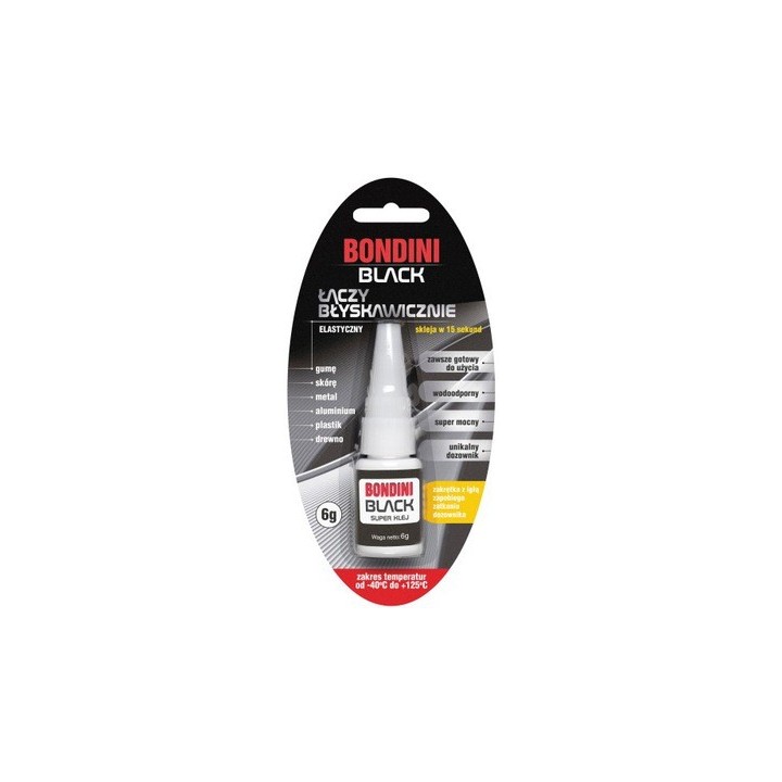 Klej Black 6 g, BONDINI - 02-041