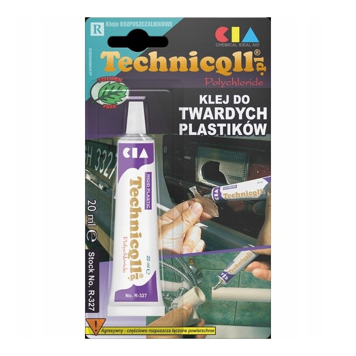 Klej do plastików twardych 20 ml TECHNICQLL - R-327