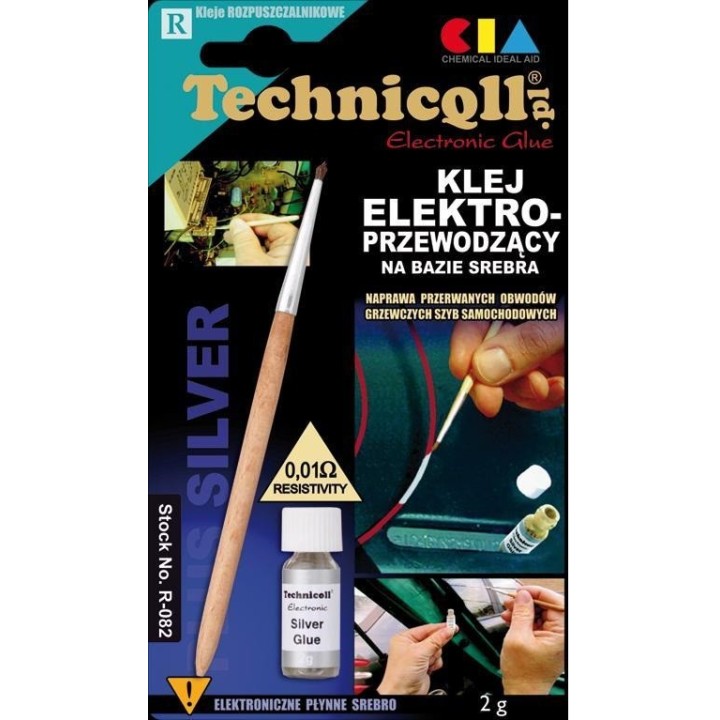 Klej elektroprzewodzący 2 g, TECHNICQLL - R-082