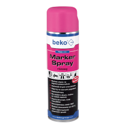 Marker różowy TECLINE spray 500 ml BEKO - 2941500