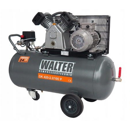 Kompresor 2,2 kW WALTER - GK 420-2,2/100 P Kompresor 2,2 kW WALTER - GK 420-2,2/100 P