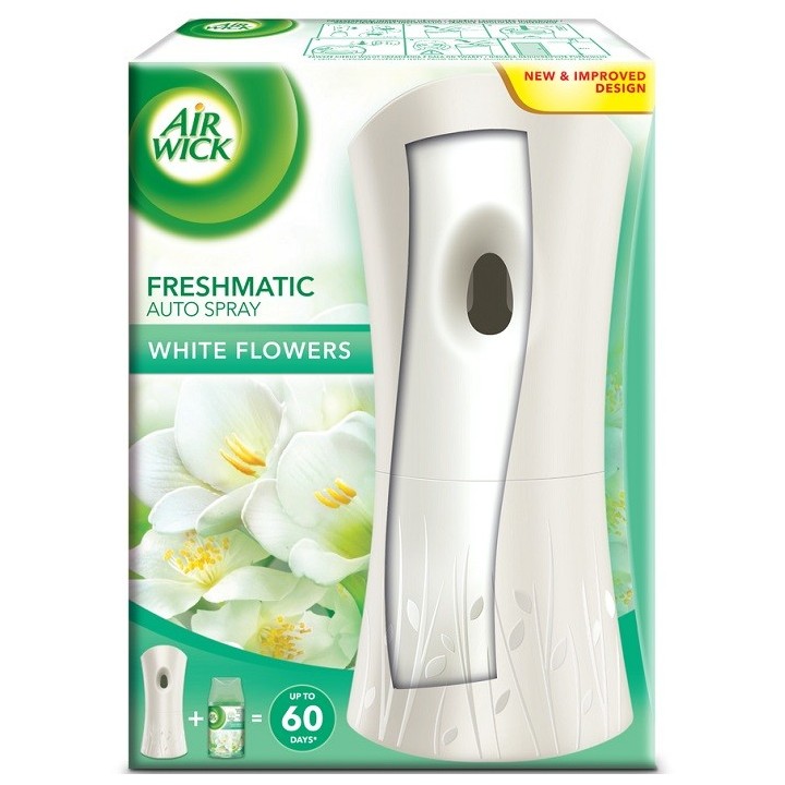 Odświeżacz automatyczny + wkład 250 ml, Białe Kwiaty - Air Wick