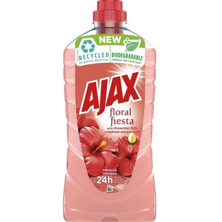 Płyn do mycia 1000 ml, AJAX floral fiesta - Hibiskus