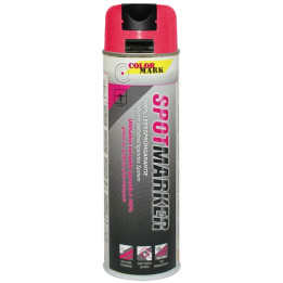 Lakier czerwony fluo spray COLORMARK - 201486