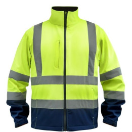 Kurtka rozm. XXL, Softshell odblaskowa - DEDRA