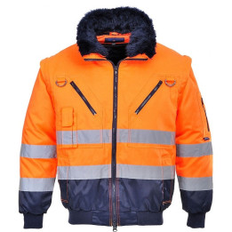 Kurtka rozm. XXL, ostrzegawcza Pilot 3w1 - PORTWEST