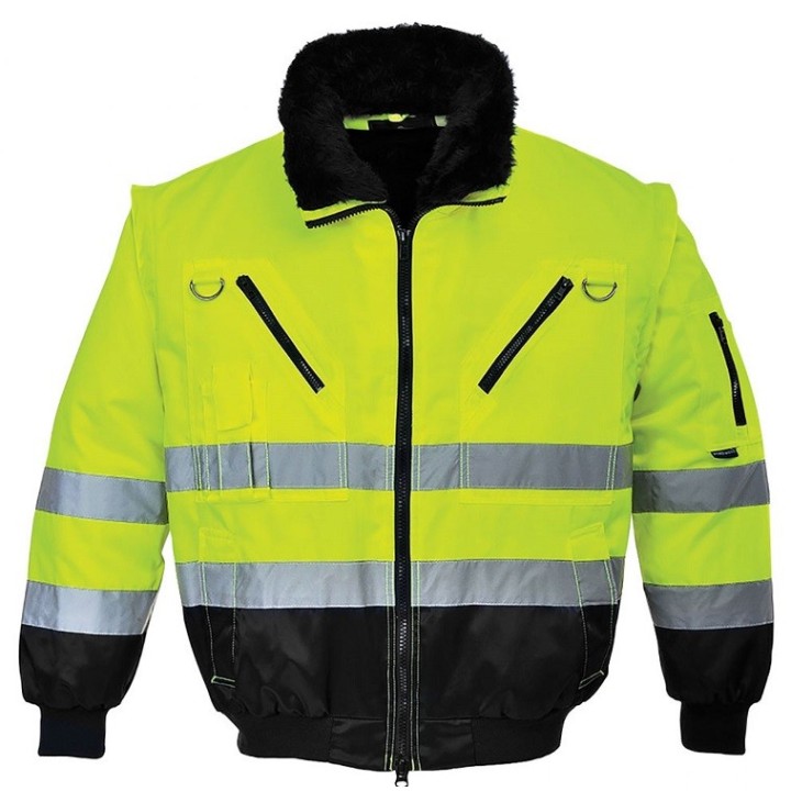 Kurtka rozm. XXL, ostrzegawcza Pilot 3w1 - PORTWEST