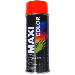 Lakier czerwony fluo spray 400 ml - MAXI COLOR