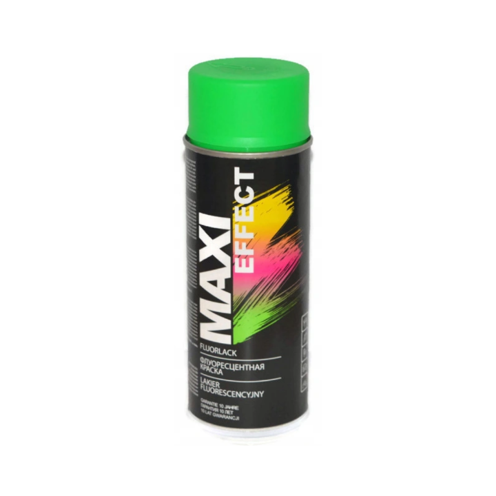 Lakier zielony fluo spray 400 ml - MAXI COLOR