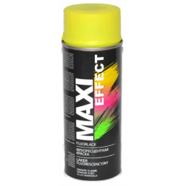 Lakier żółty fluo spray 400 ml - MAXI COLOR