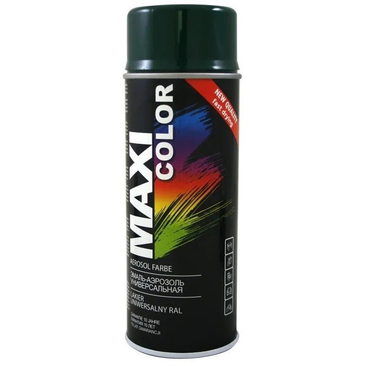 Lakier zielony spray 400 ml, RAL 6005 - MAXI COLOR