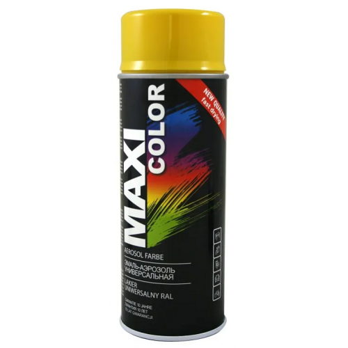Lakier żółty spray 400 ml, RAL 1021 - MAXI COLOR Lakier żółty spray 400 ml,...