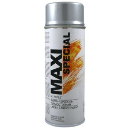 Lakier srebrny żaroodporny spray 400 ml - MAXI SPECIAL
