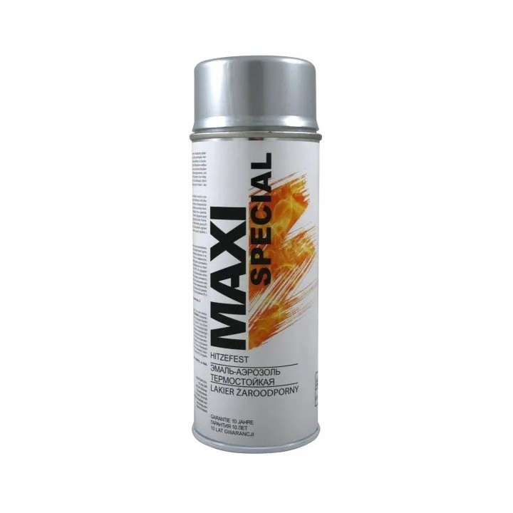 Lakier srebrny żaroodporny spray 400 ml - MAXI SPECIAL
