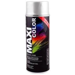Lakier srebrny spray 400 ml, RAL 9006 - MAXI COLOR
