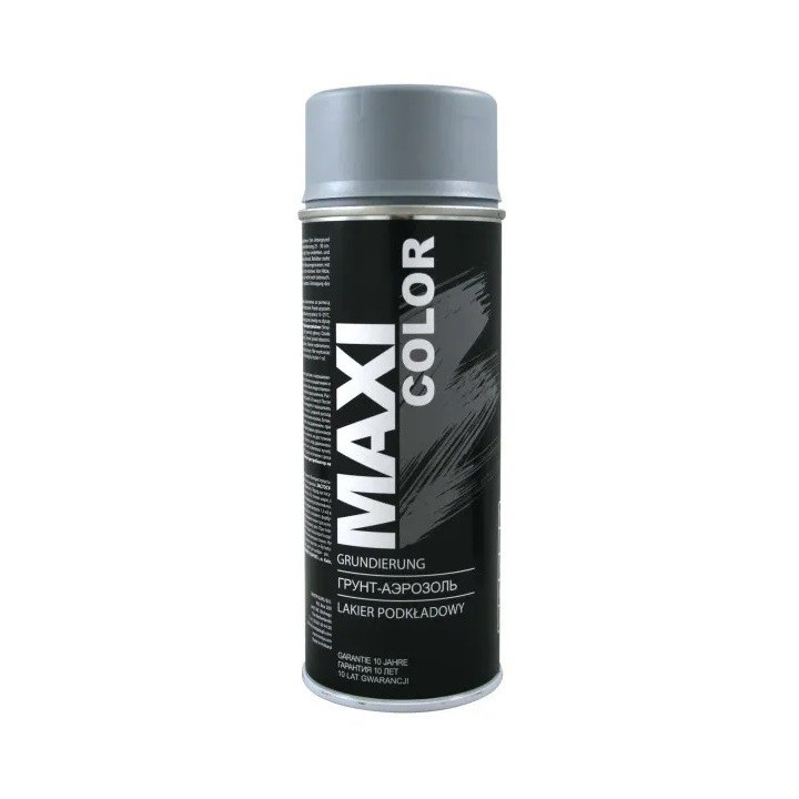 Lakier szary podkładowy spray 400 ml - MAXI COLOR