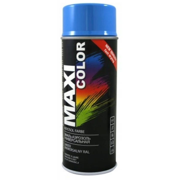 Lakier niebieski jasny spray 400 ml, RAL 5015 - MAXI COLOR