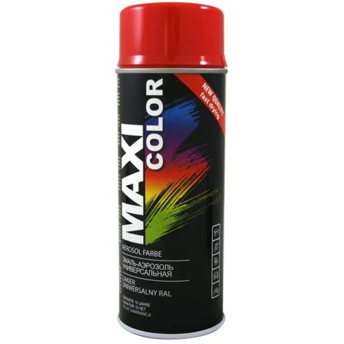 Lakier czerwony spray 400 ml, RAL 3000 - MAXI COLOR Lakier czerwony spray 400...