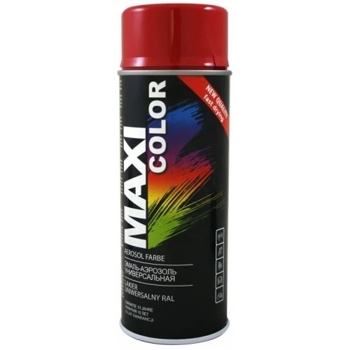 Lakier czerwony spray 400 ml, RAL 3020 - MAXI COLOR Lakier czerwony spray 400...