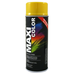 Lakier żółty spray 400 ml, RAL 1023 - MAXI COLOR