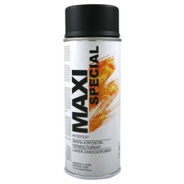 Lakier czarny żaroodporny spray 400 ml - MAXI SPECIAL