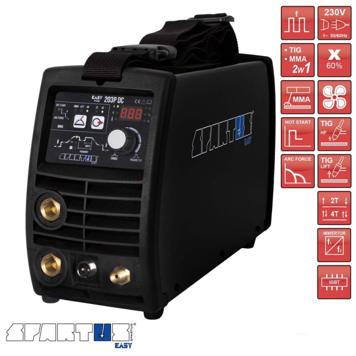 Spawarka inwertorowa EasyTIG 203P DC - SPARTUS
