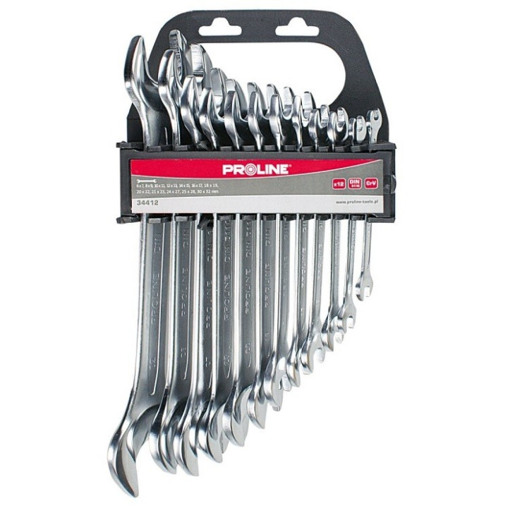 Klucze 6x7 - 20x22 mm, Proline - 34408